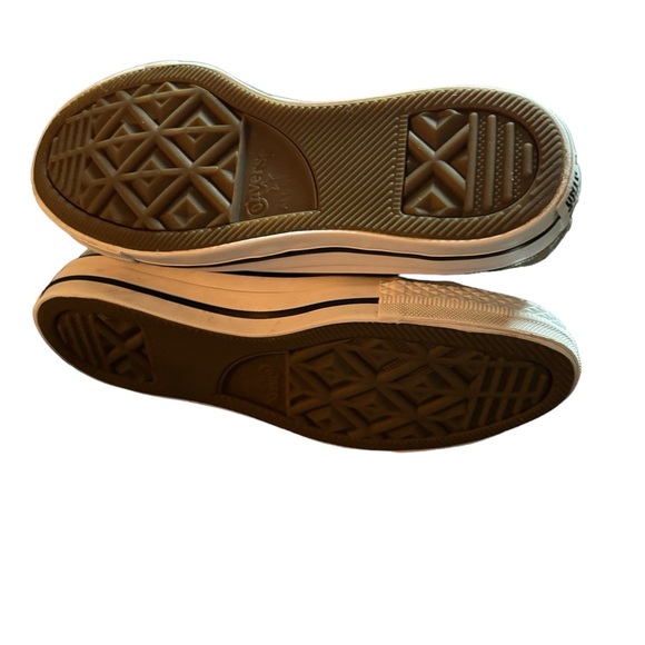 Converse Chuck Taylor All Star High “Light Gold Glitters”. Size 5. - Picture 5 of 5